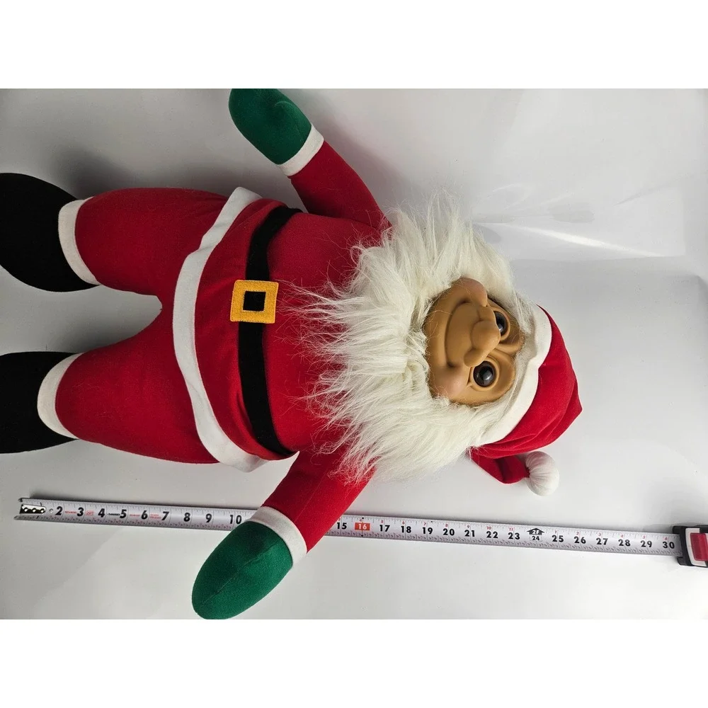 Vintage Russ Berrie Troll‎ Kidz Jumbo Mr. Santa Christmas Holiday Decor Rare!